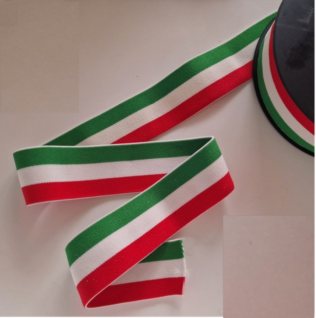 Gummiband 40mm Flagge Italien 40 mm Breit